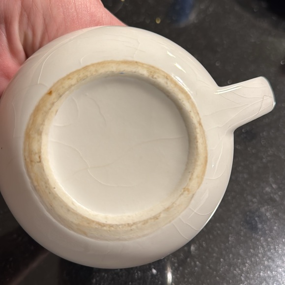 2 White Cat Coffee Mug Cup Pointy Ears Whiskers Ceramic Kitty Kitten Inside - Picture 5 of 9